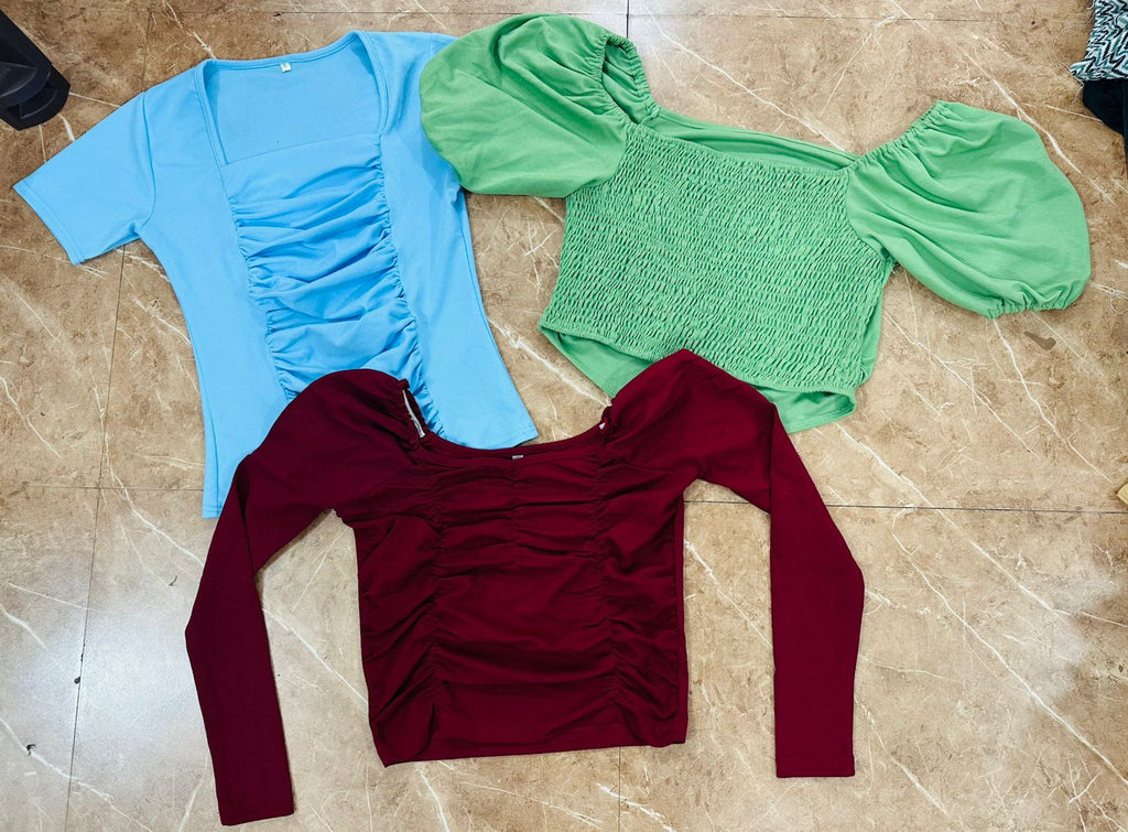 Girls crop top and tshirt