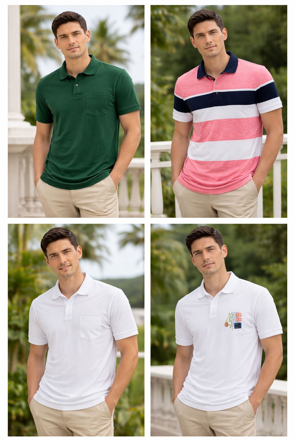Mens polo collared tshirt