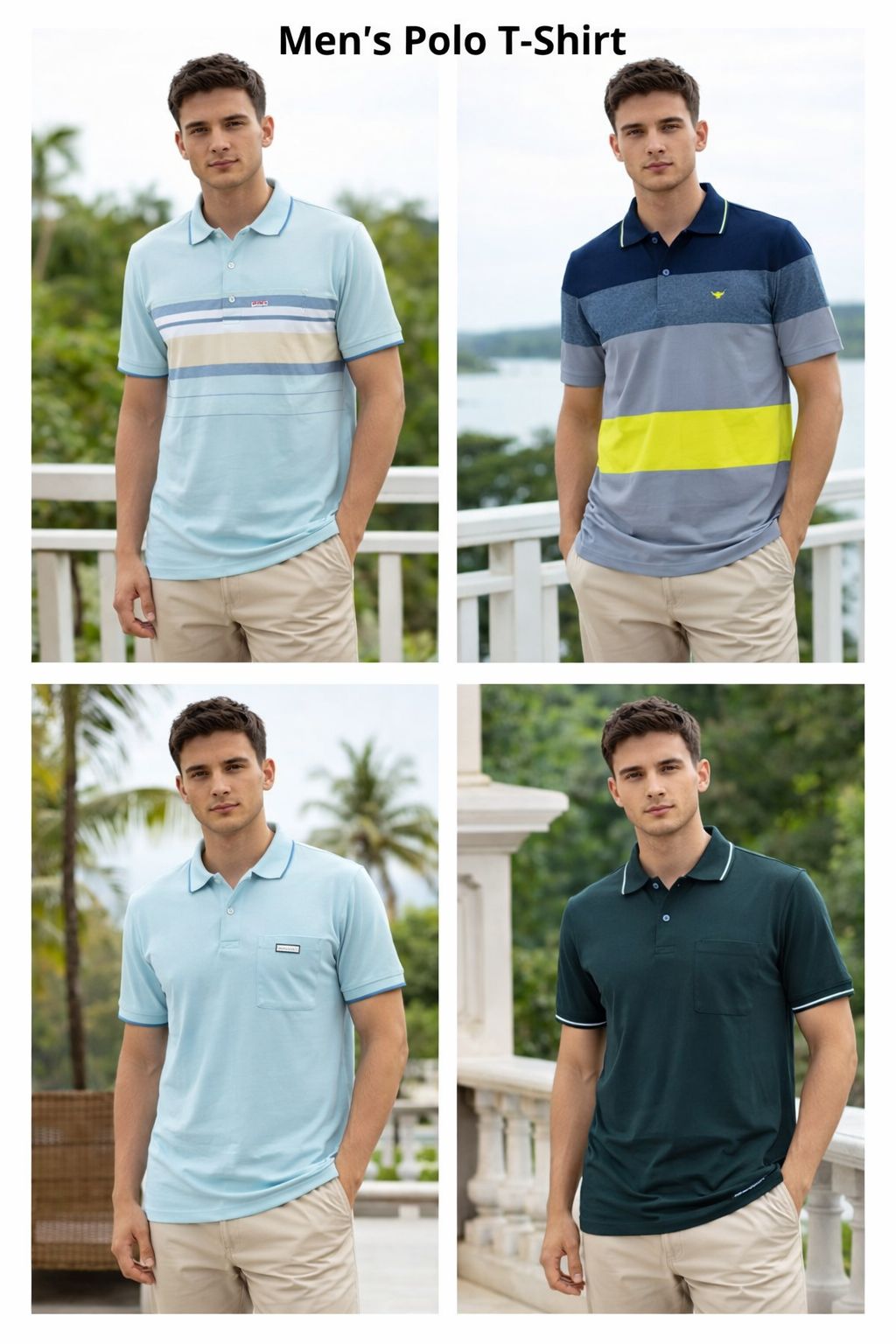 Mens polo collared tshirt