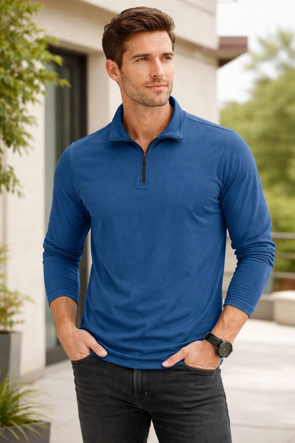 Mens collar full sleeve Tshirt&nbsp