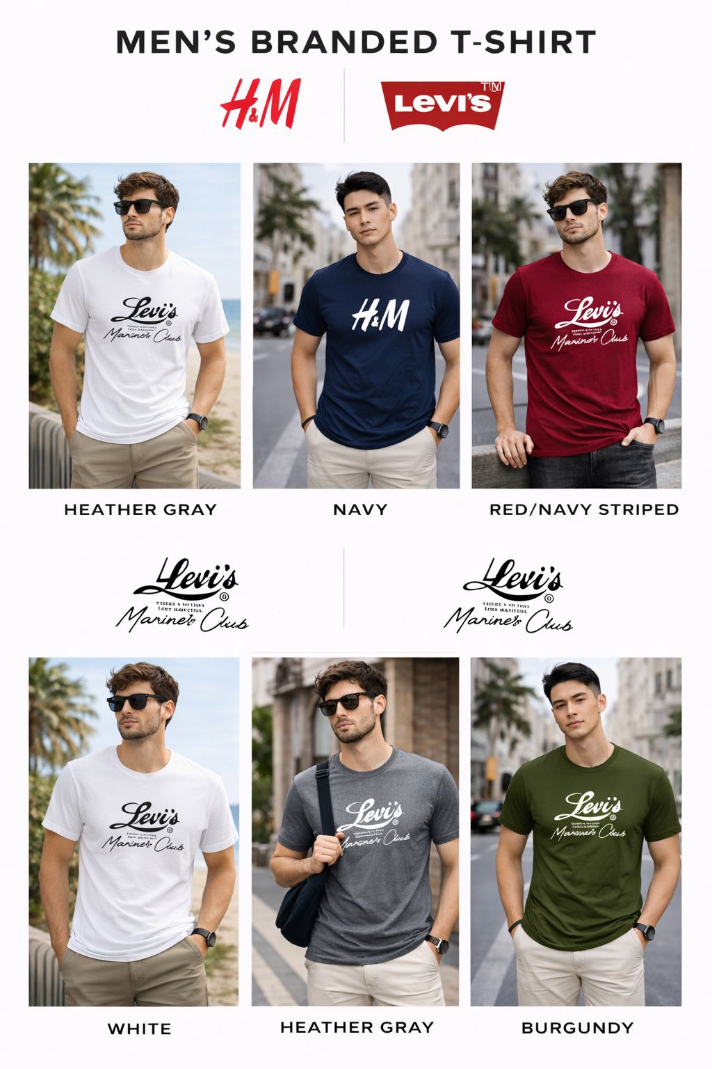 Mens round neck branded Tshirt&nbsp